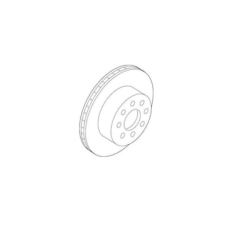 Motorcraft Rotor Asy-Brake, Brrf398 BRRF398